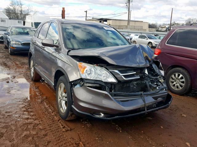 5J6RE4H70AL007784 - 2010 HONDA CR-V EXL BROWN photo 1