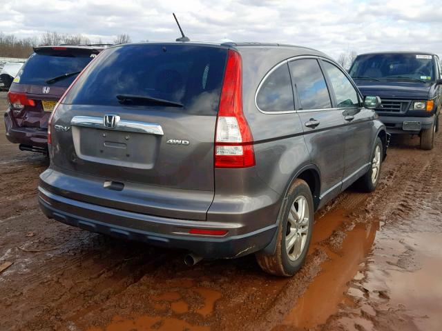 5J6RE4H70AL007784 - 2010 HONDA CR-V EXL BROWN photo 4