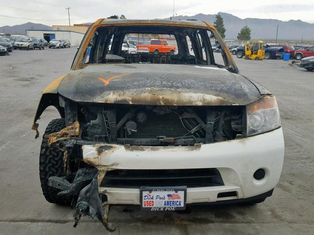 5N1BA0ND2CN618649 - 2012 NISSAN ARMADA SV BURN photo 10