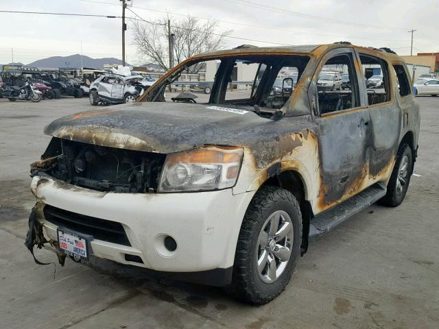 5N1BA0ND2CN618649 - 2012 NISSAN ARMADA SV BURN photo 2