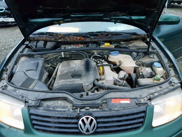 WVWMA23B3YP159234 - 2000 VOLKSWAGEN PASSAT GLS GREEN photo 7