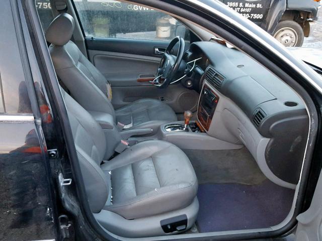 WVWTH63B42P177098 - 2002 VOLKSWAGEN PASSAT GLX 黑色 照片 5