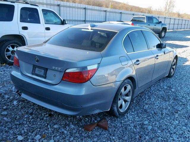 WBANA53565B864910 - 2005 BMW 525 I GRAY photo 4