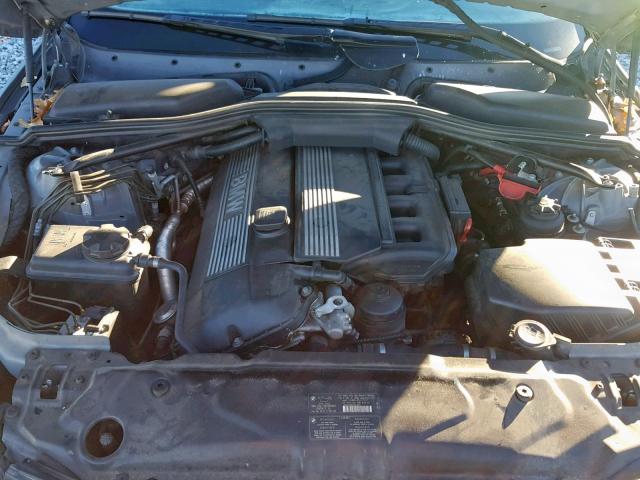 WBANA53565B864910 - 2005 BMW 525 I GRAY photo 7