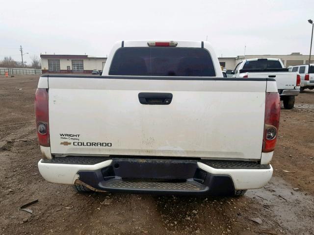 1GCCS148X58218825 - 2005 CHEVROLET COLORADO WHITE photo 6