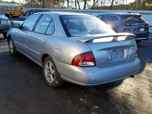 3N1CB51D73L798318 - 2003 NISSAN SENTRA XE SILVER photo 3