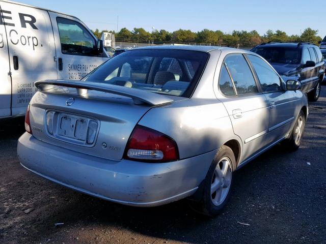 3N1CB51D73L798318 - 2003 NISSAN SENTRA XE SILVER photo 4