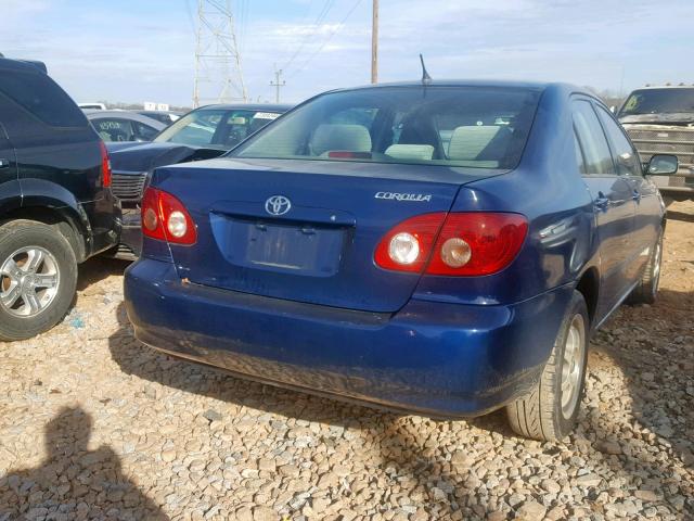 2T1BR32E45C430491 - 2005 TOYOTA COROLLA CE BLUE photo 4