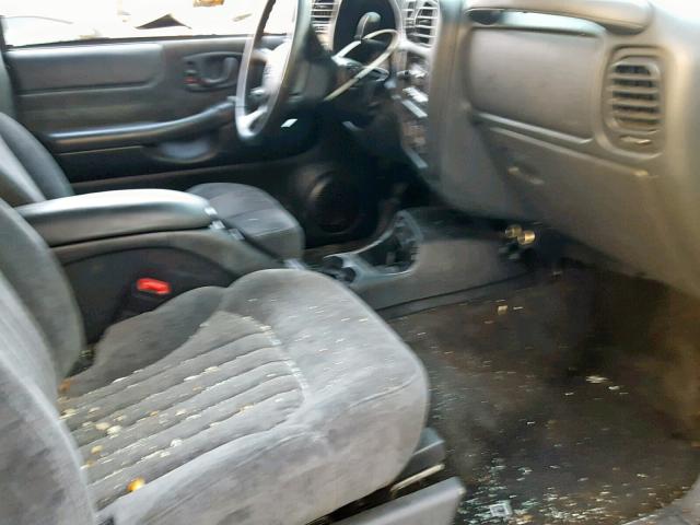 1GCCT19W318119326 - 2001 CHEVROLET S TRUCK S1 BLACK photo 5