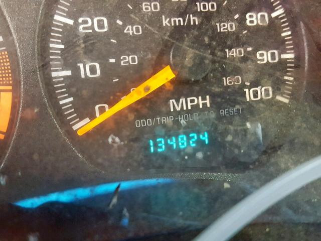 1GCCT19W318119326 - 2001 CHEVROLET S TRUCK S1 BLACK photo 8