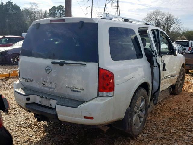 5N1BA0NF9AN614211 - 2010 NISSAN ARMADA PLA WHITE photo 4