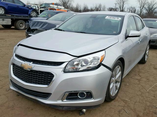 1G11H5SL3EF234101 - 2014 CHEVROLET MALIBU LTZ SILVER photo 2