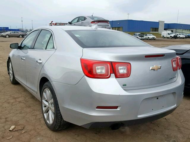 1G11H5SL3EF234101 - 2014 CHEVROLET MALIBU LTZ SILVER photo 3