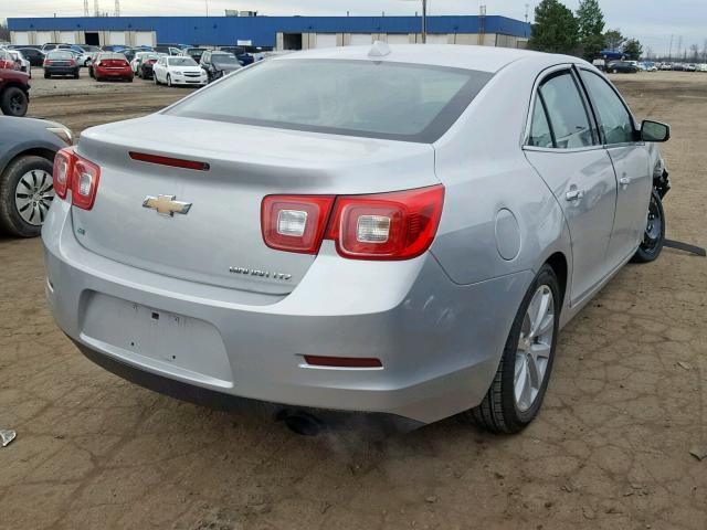 1G11H5SL3EF234101 - 2014 CHEVROLET MALIBU LTZ SILVER photo 4