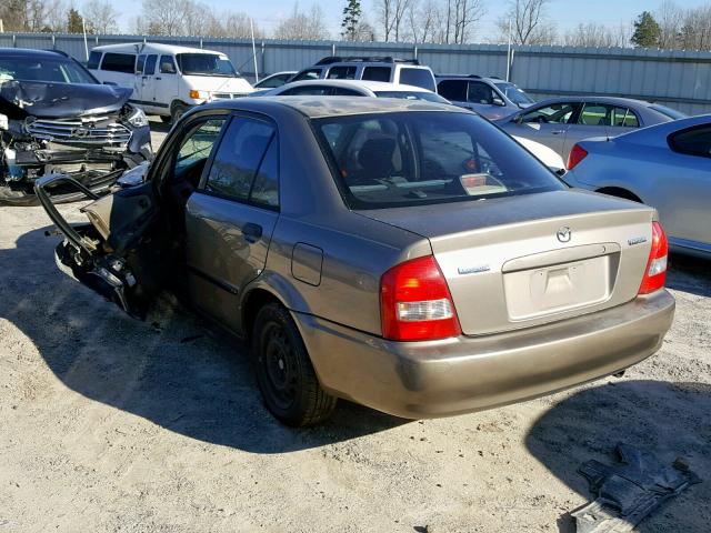 JM1BJ2227Y0236429 - 2000 MAZDA PROTEGE DX TAN photo 3