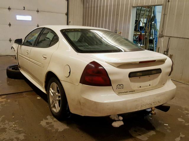 2G2WR554061310238 - 2006 PONTIAC GRAND PRIX WHITE photo 3