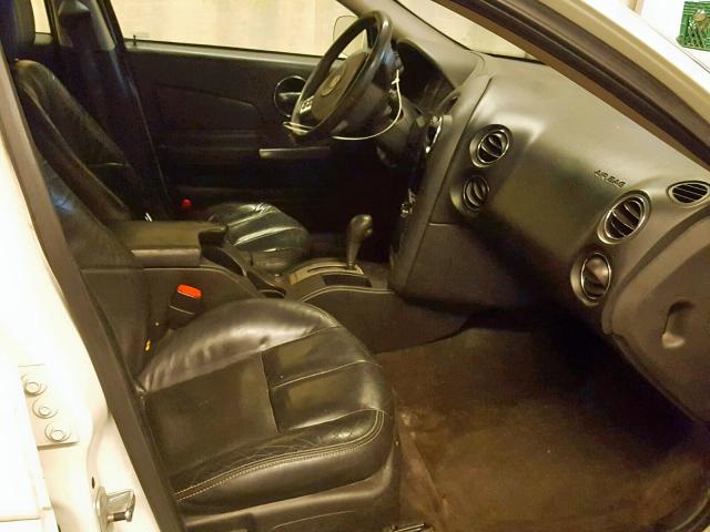 2G2WR554061310238 - 2006 PONTIAC GRAND PRIX WHITE photo 5