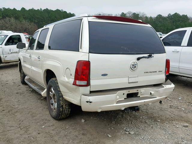 3GYFK66N84G147026 - 2004 CADILLAC ESCALADE E WHITE photo 3