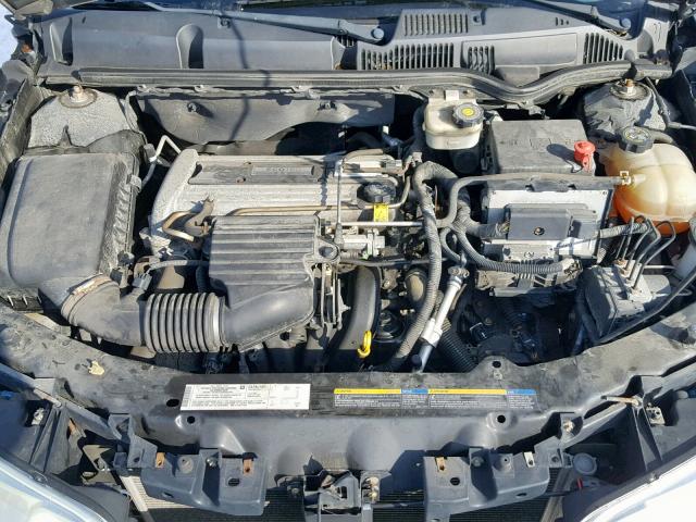 1G8AW14F74Z194741 - 2004 SATURN ION LEVEL BLACK photo 7