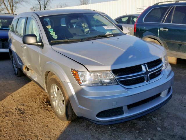 3C4PDCAB0ET118953 - 2014 DODGE JOURNEY SE SILVER photo 1