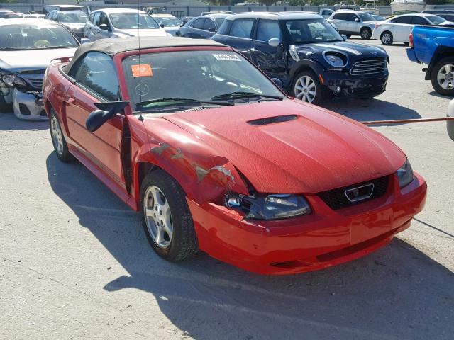 1FAFP44442F152105 - 2002 FORD MUSTANG RED photo 1