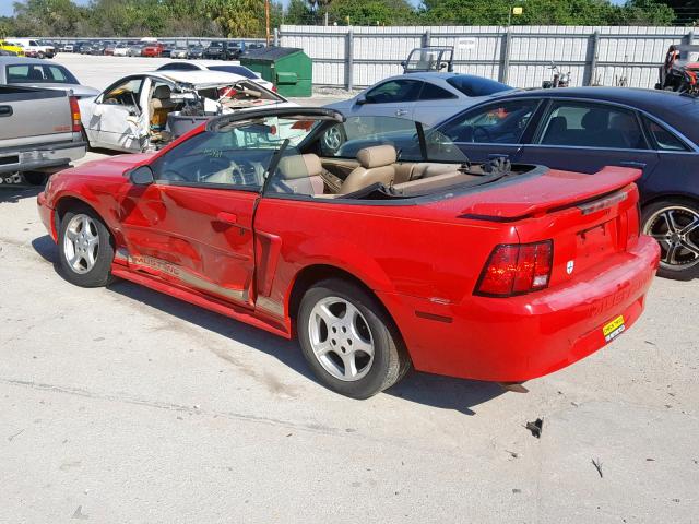 1FAFP44442F152105 - 2002 FORD MUSTANG RED photo 9