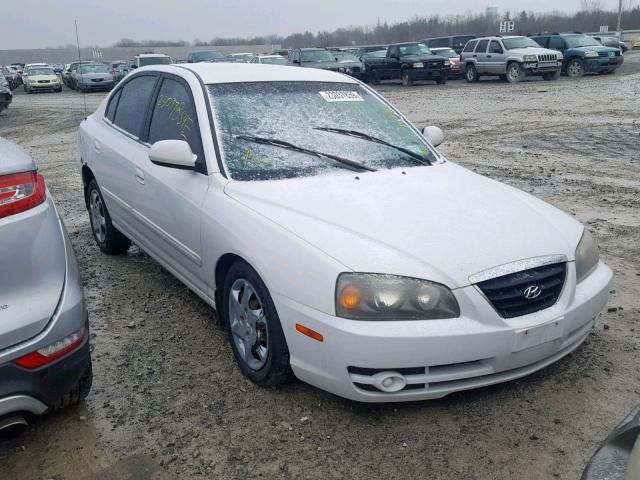 KMHDN46D66U345325 - 2006 HYUNDAI ELANTRA GL WHITE photo 1