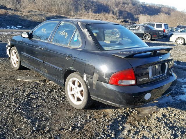 3N1AB51A23L731798 - 2003 NISSAN SENTRA SE- BLACK photo 3