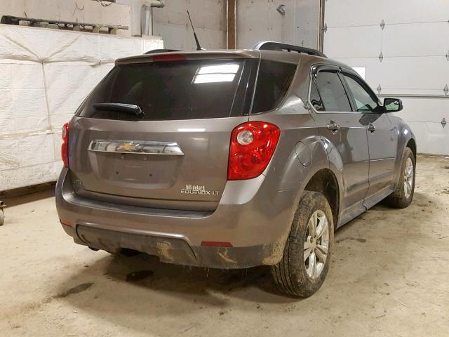 2GNALDEK0C6168317 - 2012 CHEVROLET EQUINOX LT GRAY photo 4