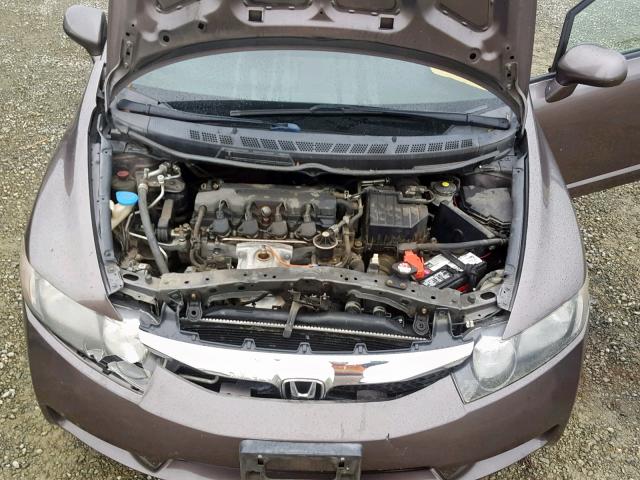 19XFA1F64AE033455 - 2010 HONDA CIVIC GRAY photo 7