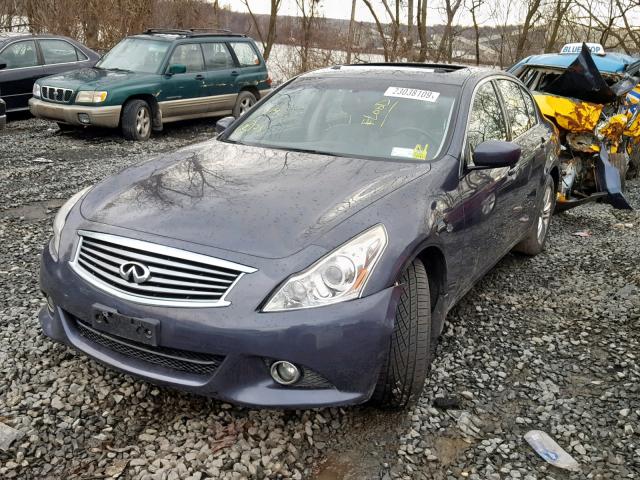 JN1CV6AR3BM355760 - 2011 INFINITI G37 GRAY photo 2