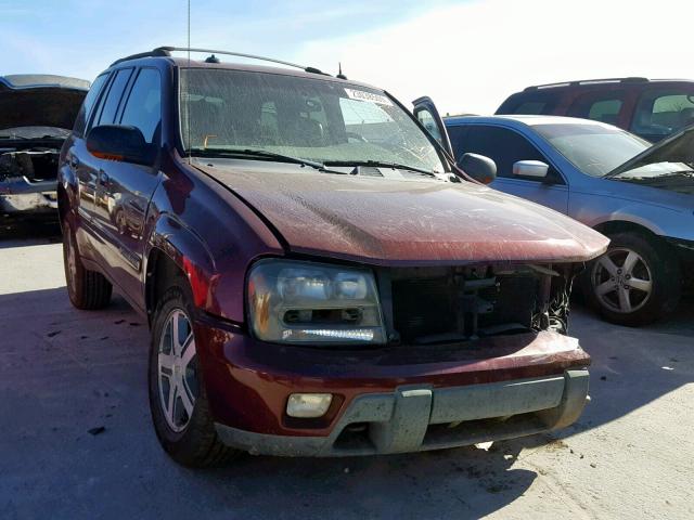 1GNDT13S042334297 - 2004 CHEVROLET TRAILBLAZE MAROON photo 1