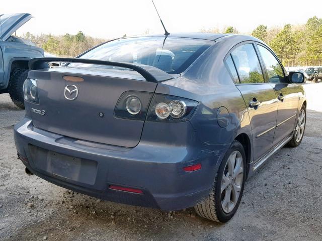 JM1BK323971765627 - 2007 MAZDA 3 S GRAY photo 4