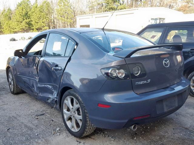 JM1BK323971765627 - 2007 MAZDA 3 S GRAY photo 9