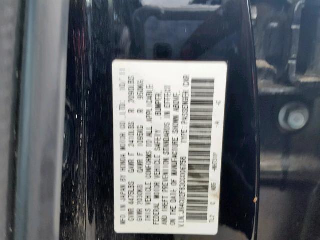 JH4CU2F63CC006756 - 2012 ACURA TSX TECH BLACK photo 10