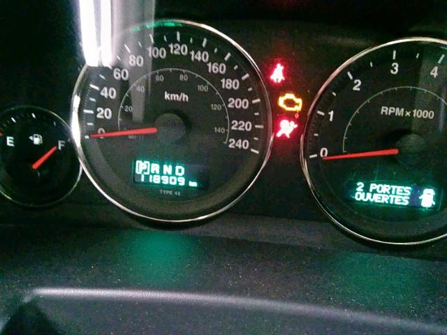 1J8HG48N36C111079 - 2006 JEEP COMMANDER წითელი ფოტო 8