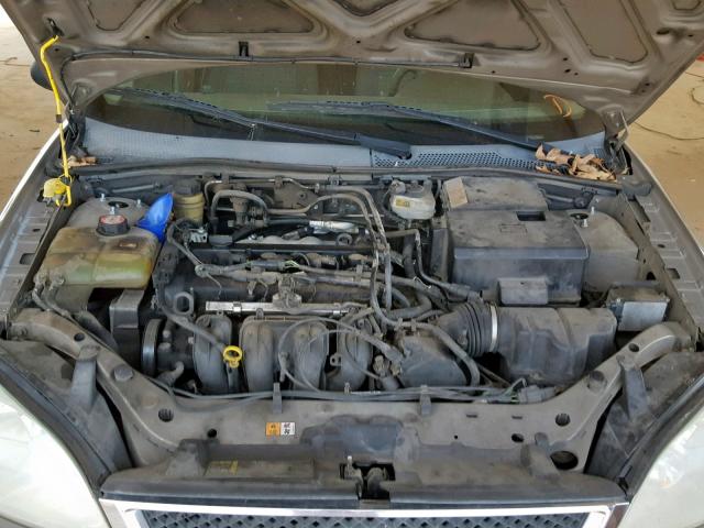 1FAFP34N55W138737 - 2005 FORD FOCUS ZX4 BROWN photo 7