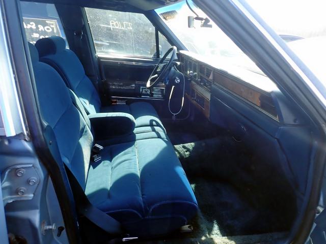 1LNBP96F0GY647624 - 1986 LINCOLN TOWN CAR BLUE photo 5