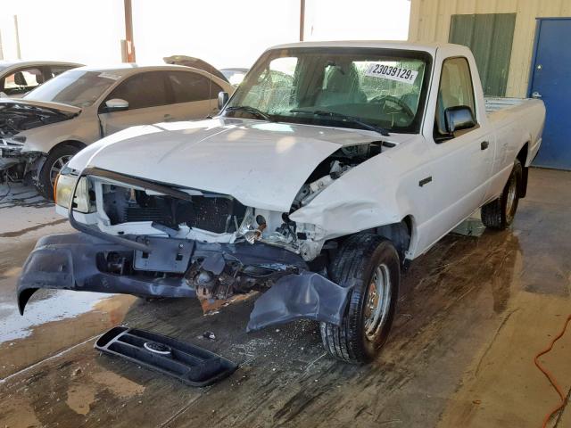 1FTYR10UX4PA66957 - 2004 FORD RANGER WHITE photo 2