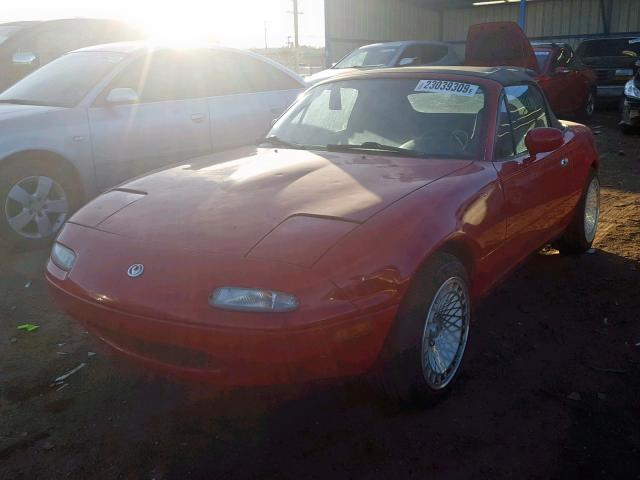 JM1NA3517N0307114 - 1992 MAZDA MX-5 MIATA RED photo 2