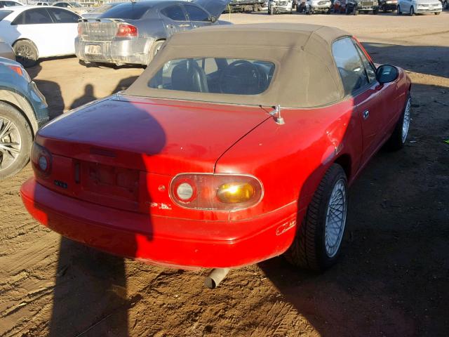 JM1NA3517N0307114 - 1992 MAZDA MX-5 MIATA RED photo 4