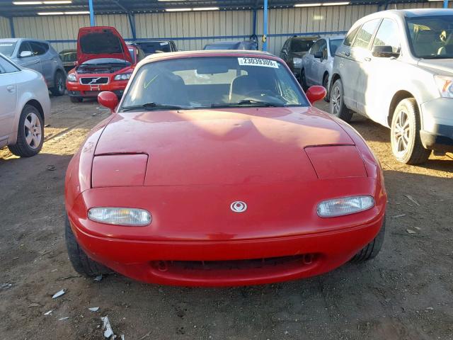 JM1NA3517N0307114 - 1992 MAZDA MX-5 MIATA RED photo 9