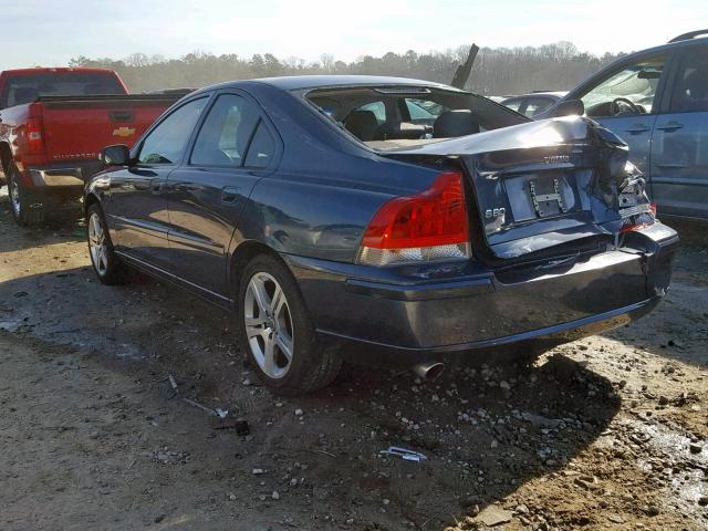 YV1RS547982700051 - 2008 VOLVO S60 T5 BLUE photo 3