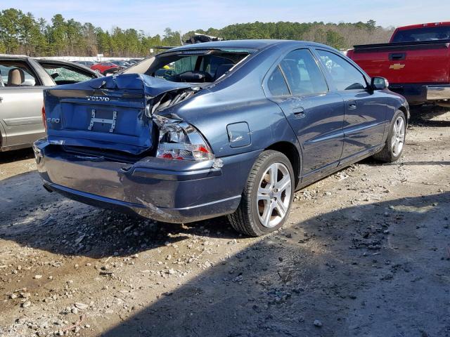 YV1RS547982700051 - 2008 VOLVO S60 T5 BLUE photo 4
