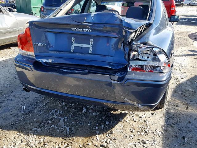 YV1RS547982700051 - 2008 VOLVO S60 T5 BLUE photo 9