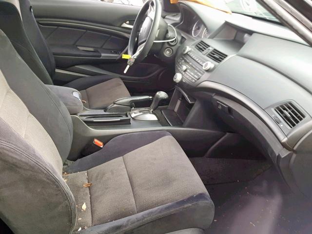 1HGCS12308A012208 - 2008 HONDA ACCORD LX- BLACK photo 5