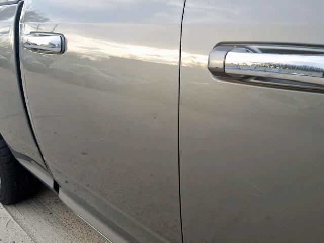 1D3HB18T99S806462 - 2009 DODGE RAM 1500 SILVER photo 9