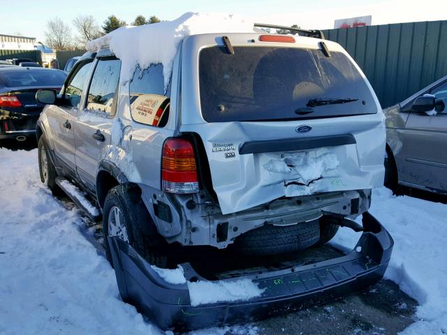 1FMCU93125KB05561 - 2005 FORD ESCAPE XLT 银色 照片 3