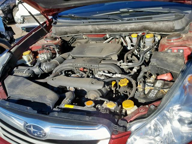 4S4BRBCC8C1253853 - 2012 SUBARU OUTBACK 2. 红色 照片 7