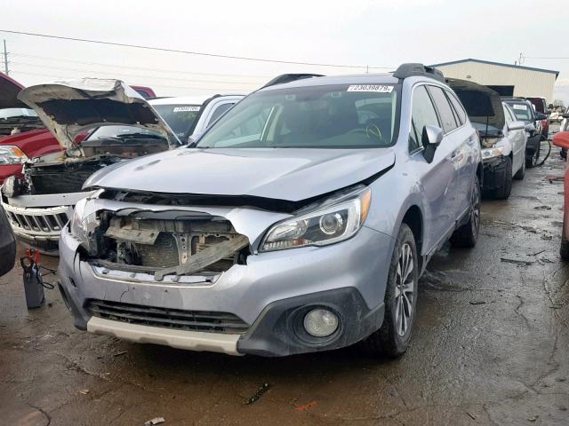 4S4BSENCXF3255731 - 2015 SUBARU OUTBACK 3. SILVER photo 2